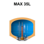 Водонагрівач WHP MAX 35 (мокрий тен)